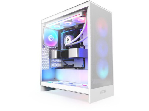 NZXT PC case NZXT H7 FLOW RGB MIDI Valge