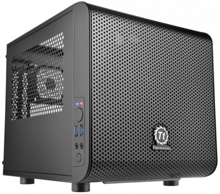 Thermaltake Core V1 MiniITX IS UB3.0 Window (1x200mm), Black