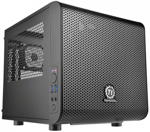 Thermaltake Core V1 MiniITX IS UB3.0 Window (1x200mm), Black