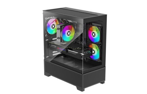 Case|XILENCE|XG172|MidiTower|Case product features Fan control panel/Transparent panel|Not included|Colour Must|XG172