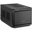 Sharkoon QB One Schwarz - Midi/Minitower ITX, Mini-ITX 3,5 
