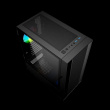 Gembird Fornax 4000 ARGB gaming ATX computer case, Midi Tower, backlight, Must