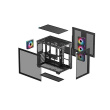 Deepcool CG530 4F | Black | Mid Tower | Power supply included No | ATX PS2