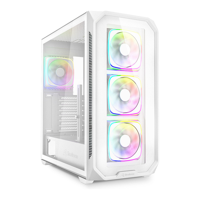 Tootefoto - Sharkoon AK5G RGB ATX 1xGlas White