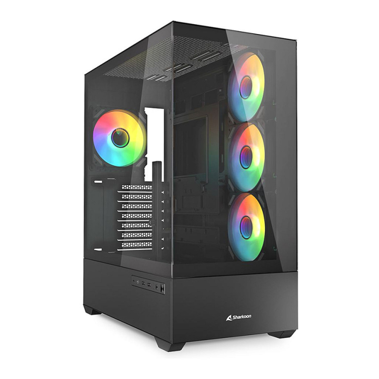Tootefoto - Sharkoon AK6 RGB ATX 1xGlas Black