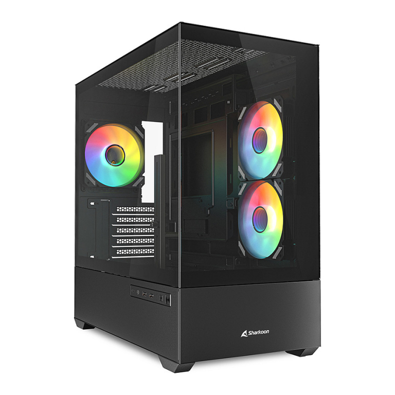 Tootefoto - Sharkoon MK6 RGB Micro-ATX 1xGlas Black