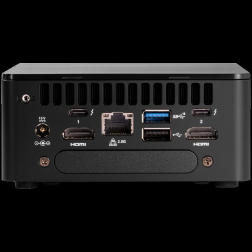 ASUS NUC 12 Pro Kit NUC12WSHi7, Core i7-1260P Processor, 4xUSB, M.2 22x80 NVMe; 22x42 SATA, 2.5'' SATA slot, 2,5Gbe LAN, 2xHDMI, 2x Thunderbolt 4 (USB-C+DP),  EU cord, single unit, EAN:5032037248440