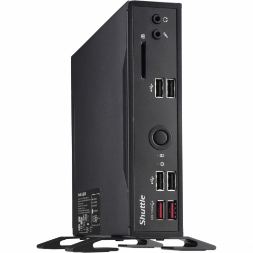 Barebone ShuttleBarebone DS20U3V2 Black (Core i3-10110U) Fanless 24-7 ready, w/o WLAN