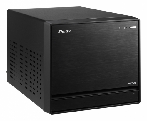 Shuttle XPC cube Barebone SW580R8 - S1200, Intel W580, vPRO, 4x LAN (2x 1Gb & 2x 2.5Gb), 4x 3.5