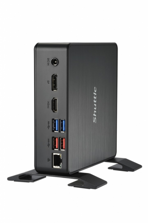 Shuttle XPC Nano PC NC40U, Intel Celeron 7305U, 1x HDMI, 1x DP,1xUSB-C/DP, 6x USB3.2, 1x 2.5