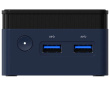 Mini PC Qoobe ANN150 N150/12GB/SSD 512GB/Win 11 Pro black