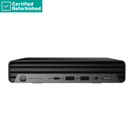 Taastatud SILVER HP Pro 400 G9 Mini - i5-13500T, 8GB, 256GB SSD, USB Mouse, Win 11 Pro, 1 years HP Taastatud T-A1HC5ESR#ABU
