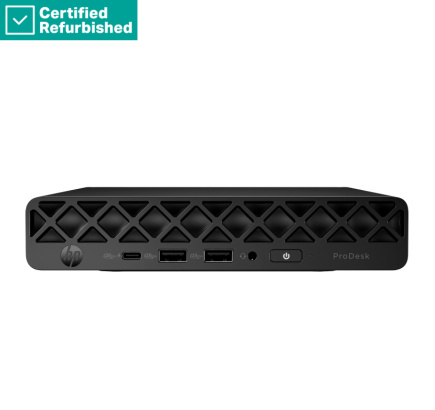 Taastatud SILVER HP ProDesk 4 G1i Mini - Ultra 5-225T, 32GB, 1TB SSD, USB Mouse, Win 11 Pro, 1 years HP Taastatud