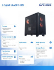 OPTIMUS Computer E-Sport GA520T-CR9 Ryzen 5 3600/16GB/1TB/RX 6600 8GB/W11H