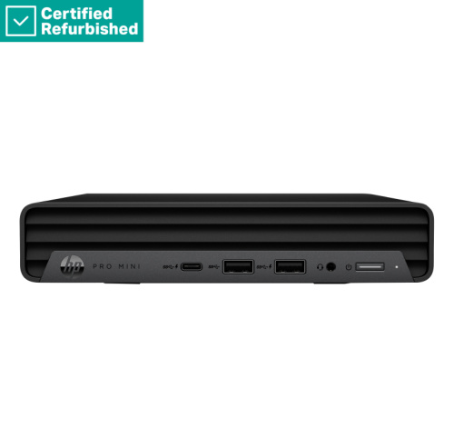 Восстановленный SILVER HP Pro 400 G9 Mini - i7-14700T, 16GB, 512GB SSD, USB Mouse, Win 11 Pro, 1 years HP Восстановленный