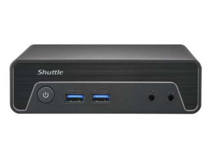 Shuttle Nano PC NE10N, Intel N 100, 1x HDMI, 1x DP, 6x USB, 1x LAN, fanless, 24/7 permanent operation, incl. VESA