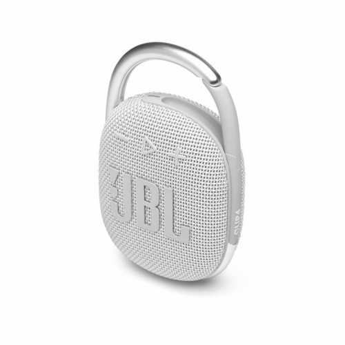 JBL Clip 4, valge - Kaasaskantav juhtmevaba kõlar / JBLCLIP4WHT