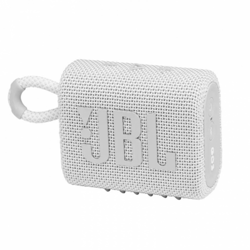 JBL GO 3, valge - Kaasaskantav juhtmevaba kõlar / JBLGO3WHT