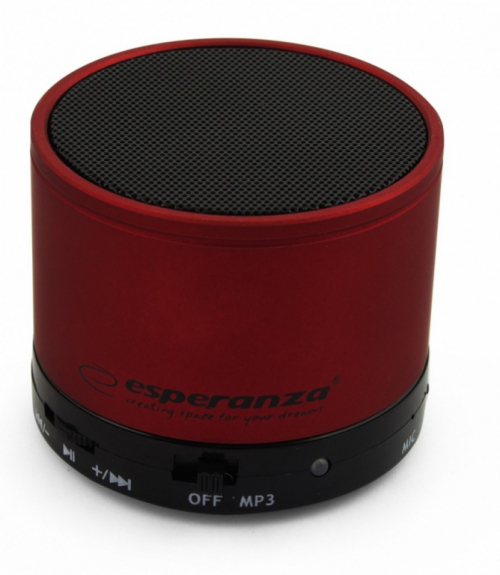 Esperanza Bluetooth speaker RITMO Red EP115C