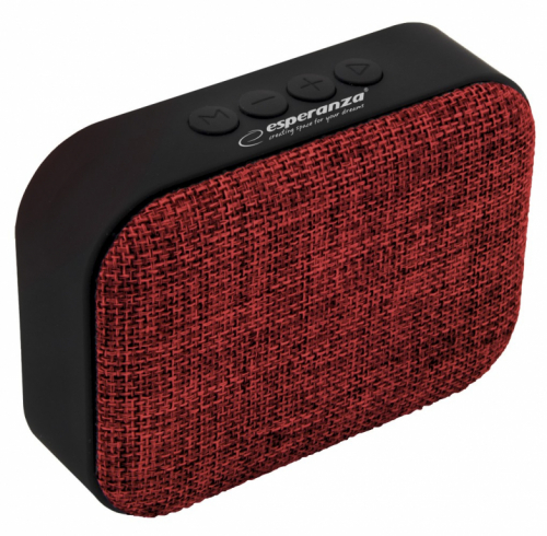 Esperanza Speaker Bluetooth FM Samba red