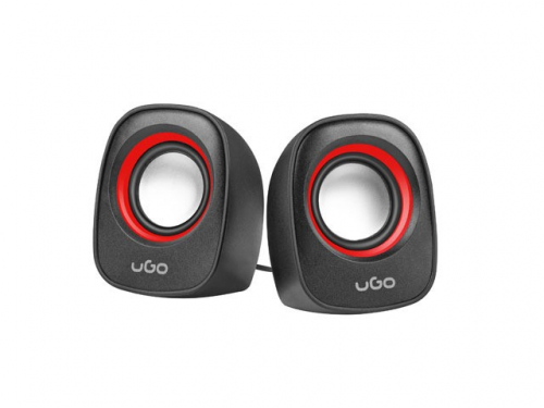 UGo Computer Speakers 2.0 Tamu S100 red