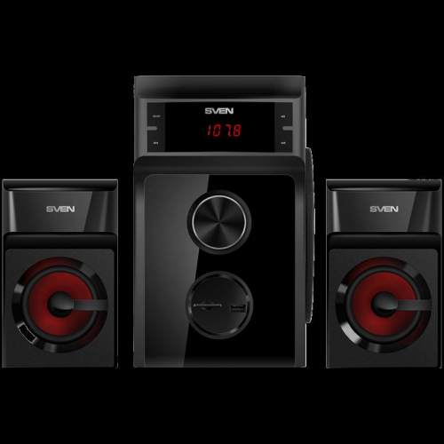 Speakers SVEN MS-302, black (40W, FM, USB/SD, Display, RC)