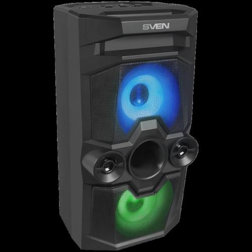 Speaker SVEN PS-650, black (50W, TWS, Bluetooth, FM, USB, microSD, LED-display, 4000mA*h)