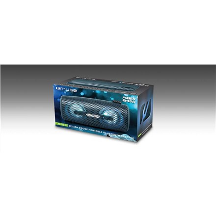 Muse M-730 DJ Speaker, Wiresless, Bluetooth, Black Muse | M-730 DJ | 2x5W  W | Bluetooth | Blue | NFC | Wireless connection