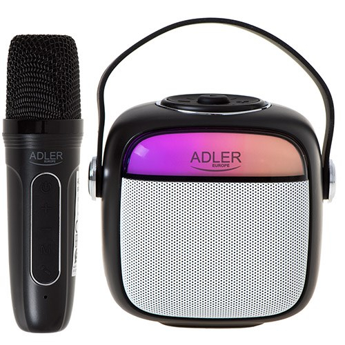 Adler AD 1199 black Karaoke speaker with Mikrofon - SD/USB/AUX/Bluetooth