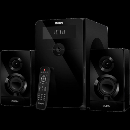 Speakers SVEN MS-2250, black (80W, FM, USB/SD, Display, RC, Bluetooth)