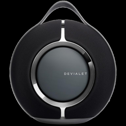 Devialet Mania Deep Black with dock