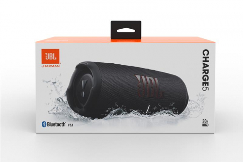 JBL Charge 5, must - Kaasaskantav juhtmevaba kõlar / JBLCHARGE5BLK