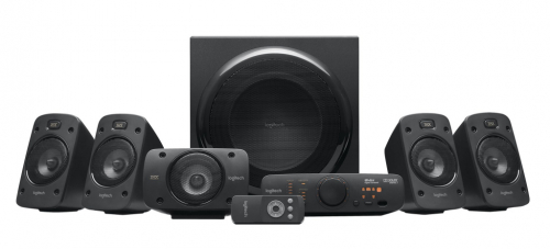 Logitech Surround Sound Speakers Z906 500 W Black 5.1 channels.