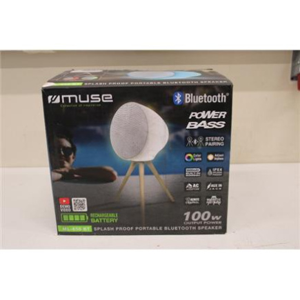 Taastatud. Muse ML-655 BT Portable Bluetooth Speaker | Muse | Portable Bluetooth Speaker | ML-655 BT | DAMAGED PACKAGING, DEMO | Bluetooth | Portable | Wireless connection