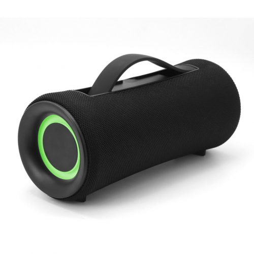 Gembird SPK-BT-LED-04 portable wireless boombox Bluetooth speaker, LED, black