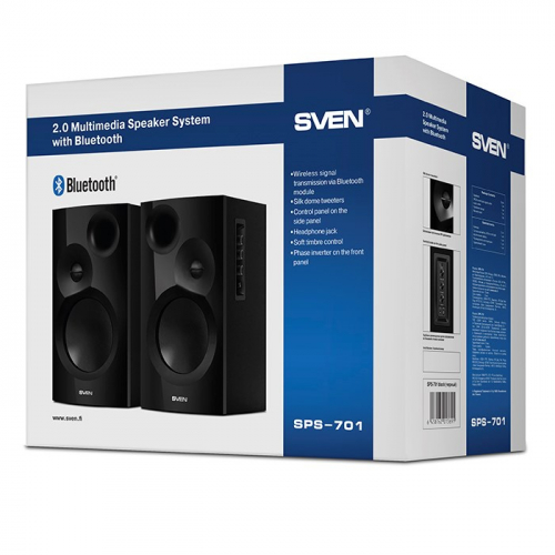 SVEN SPS-701 SPEAKERS 2.0  BLUETOOTH, 40W