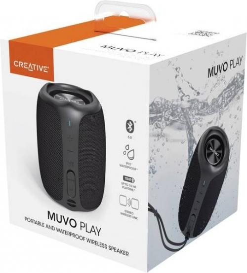 Creative Labs Creative MUVO Play Stereo portable speaker Black 10 W