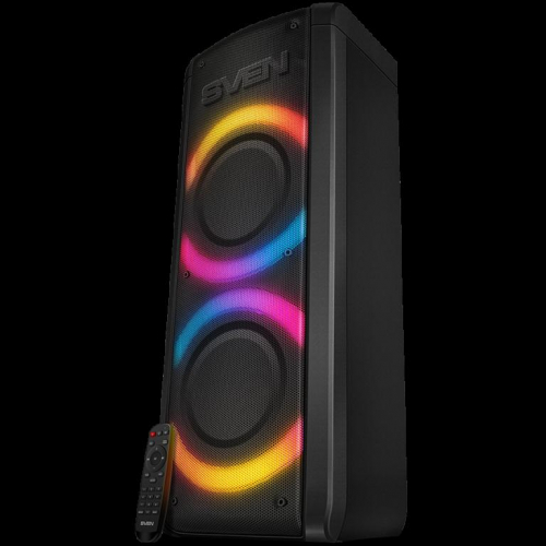 Speaker SVEN PS-710, black (100W, TWS, Bluetooth, FM, USB, microSD, LED-display, 4400mA*h)