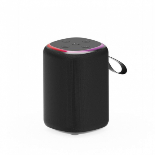 Portable Speaker|GEMBIRD|Black|Wireless|Bluetooth|SPK-BT-LED-08S