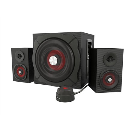 GENESIS Helium 610BT speaker set 60 W PC/Laptop Black, Red 2.1 channels 2-way 30 W Bluetooth