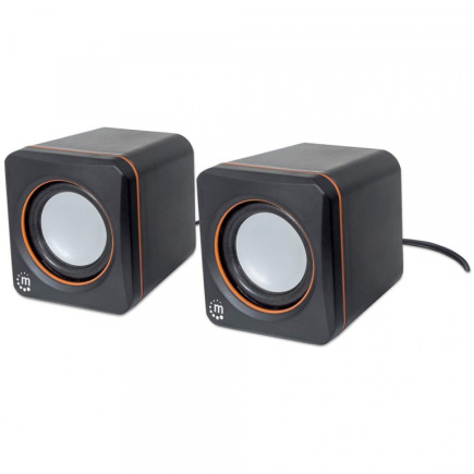 MANHATTAN 2600 Lautsprechersystem Voller Stereoklang und kompaktes Format optimal fuer das mobile Musikerlebnis