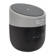 MANHATTAN Sound Science Bluetooth-Lautsprecher mit Induktionsladepad bis zu 5W 5V/1A Bedienelemente MicroSD-Slot schwarz/anthrazit