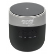 MANHATTAN Sound Science Bluetooth-Lautsprecher mit Induktionsladepad bis zu 5W 5V/1A Bedienelemente MicroSD-Slot schwarz/anthrazit