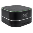 MANHATTAN Sound Science Metallic LED Bluetooth-Lautsprecher Bluetooth 5.0 Mikrofon Bedienelemente FM-Radio MicroSD-Slot schwarz