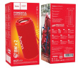 HOCO HC27 Soundful Portable speaker Blutooth/ FM/ TF card/ USB memory stick/ AUX 2 x 8 W Red