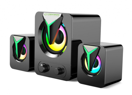Esperanza EGS107 Speakers 2.1 USB LED 5 W Black