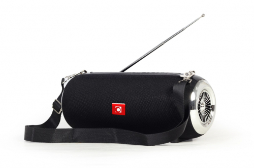 Gembird SPK-BT-17 portable Bluetooth speaker with FM-radio, black
