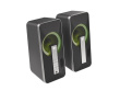 GENESIS Helium 100 BT RGB speaker set 10 W PC/Laptop Black, Silver 2.0 channels Bluetooth