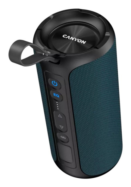 Canyon CNE-CBTSP15BK portable/party speaker Stereo portable speaker Blue 40 W