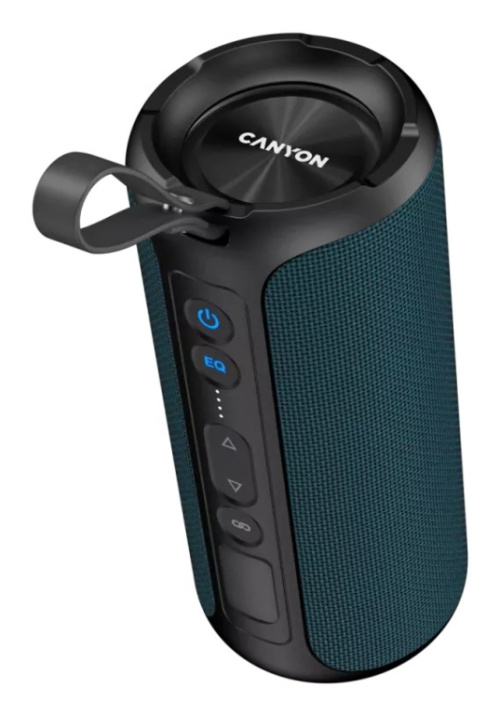 Canyon CNE-CBTSP15BK portable/party speaker Stereo portable speaker Blue 40 W
